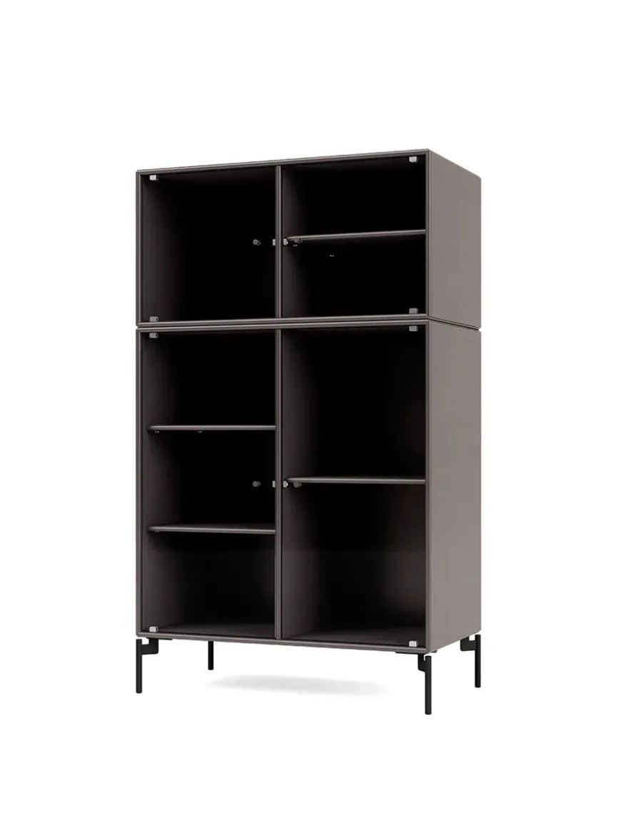 Ripple III Vitrineskab, inkl. sokkel fra Montana