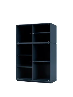 Ripple III Vitrineskab, inkl. sokkel fra Montana