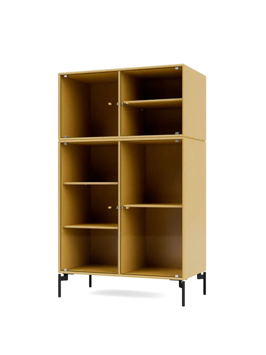 Ripple III Vitrineskab, inkl. sokkel fra Montana