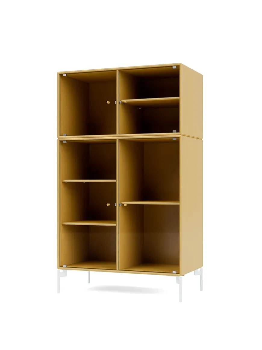 Ripple III Vitrineskab, inkl. sokkel fra Montana