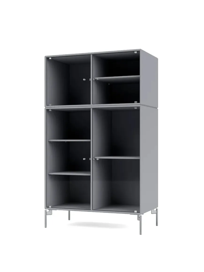 Ripple III Vitrineskab, inkl. sokkel fra Montana