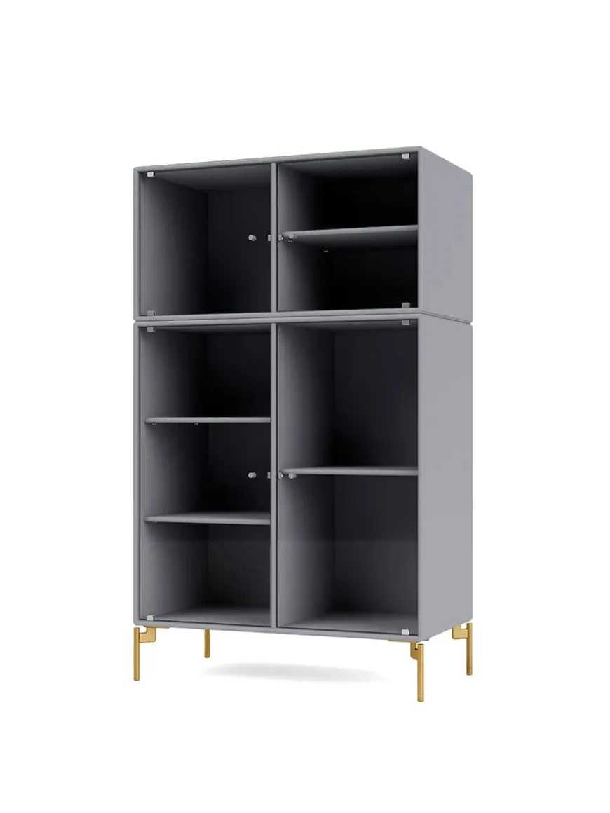 Ripple III Vitrineskab, inkl. sokkel fra Montana