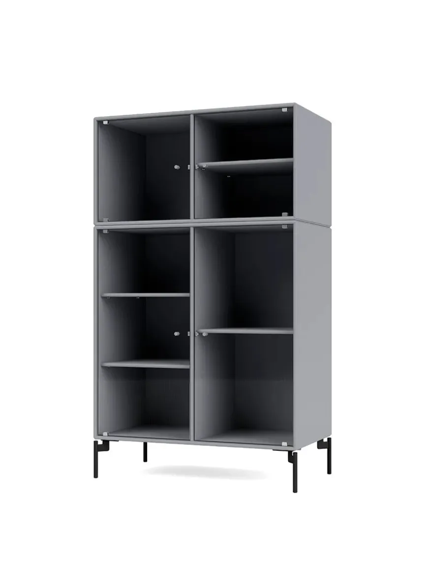 Ripple III Vitrineskab, inkl. sokkel fra Montana