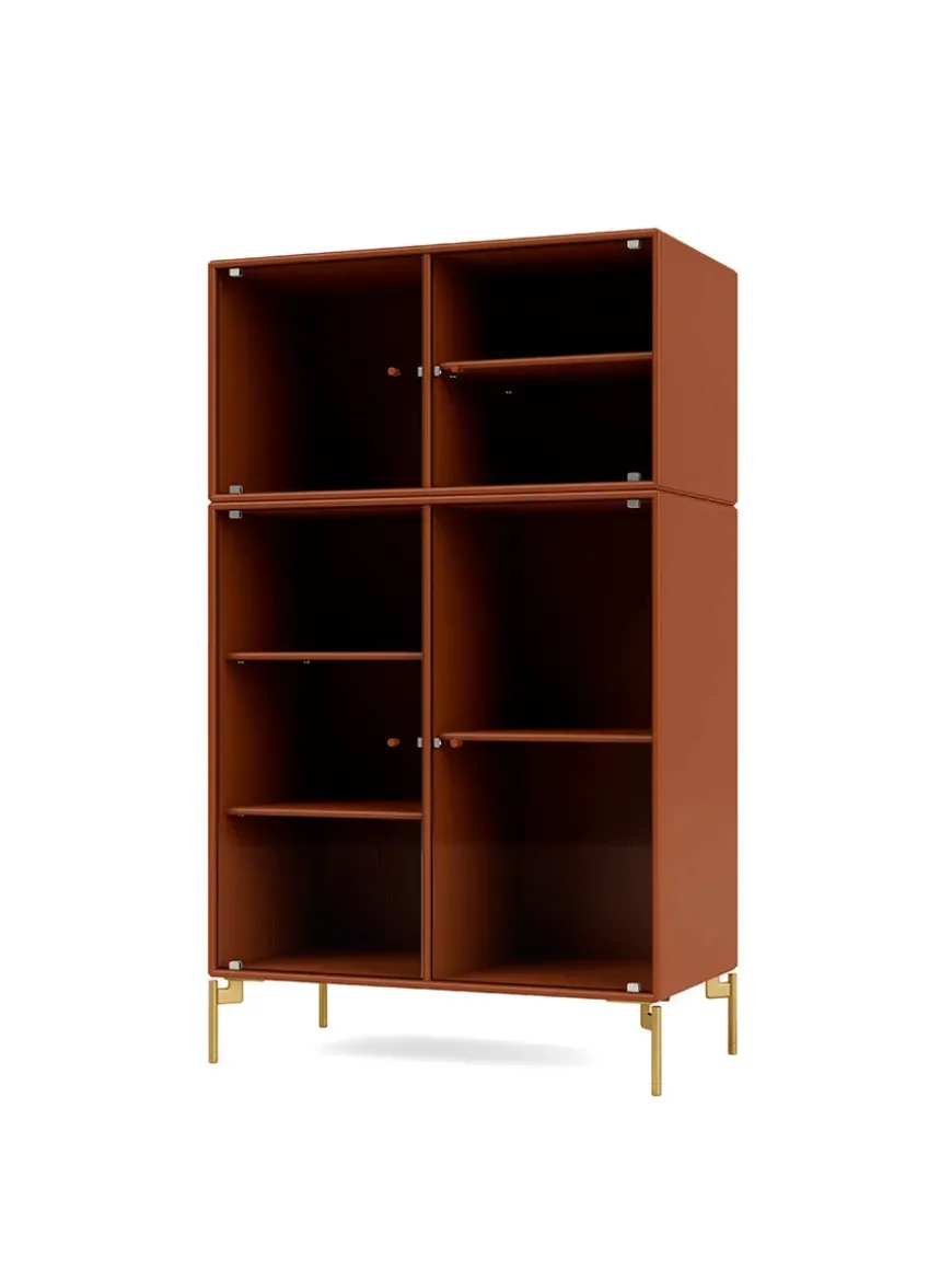 Ripple III Vitrineskab, inkl. sokkel fra Montana