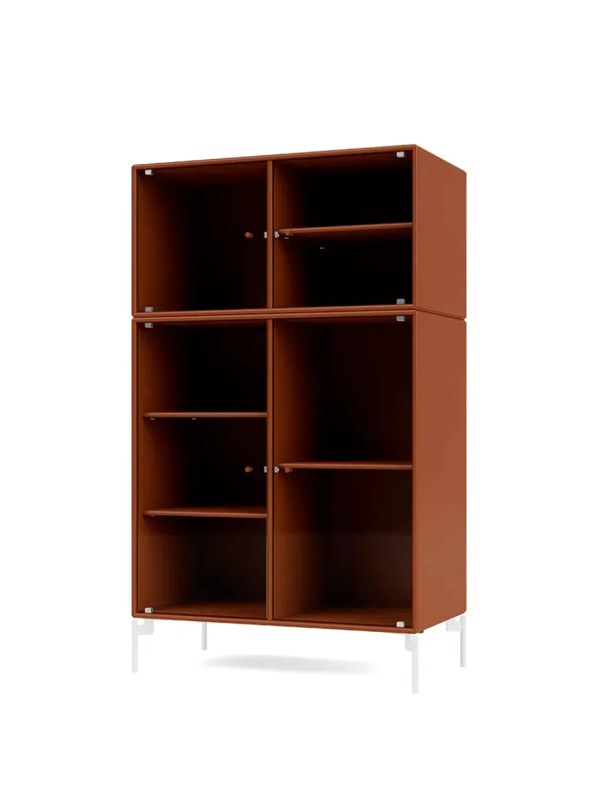 Ripple III Vitrineskab, inkl. sokkel fra Montana