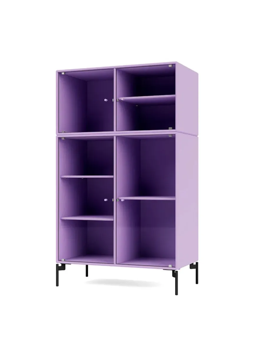 Ripple III Vitrineskab, inkl. sokkel fra Montana