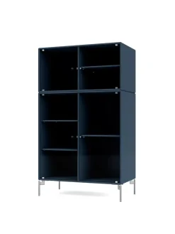 Ripple III Vitrineskab, inkl. sokkel fra Montana