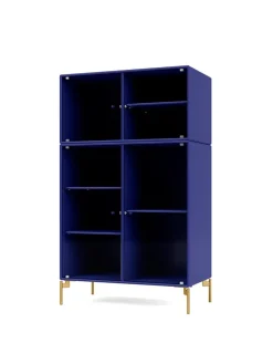 Ripple III Vitrineskab, inkl. sokkel fra Montana