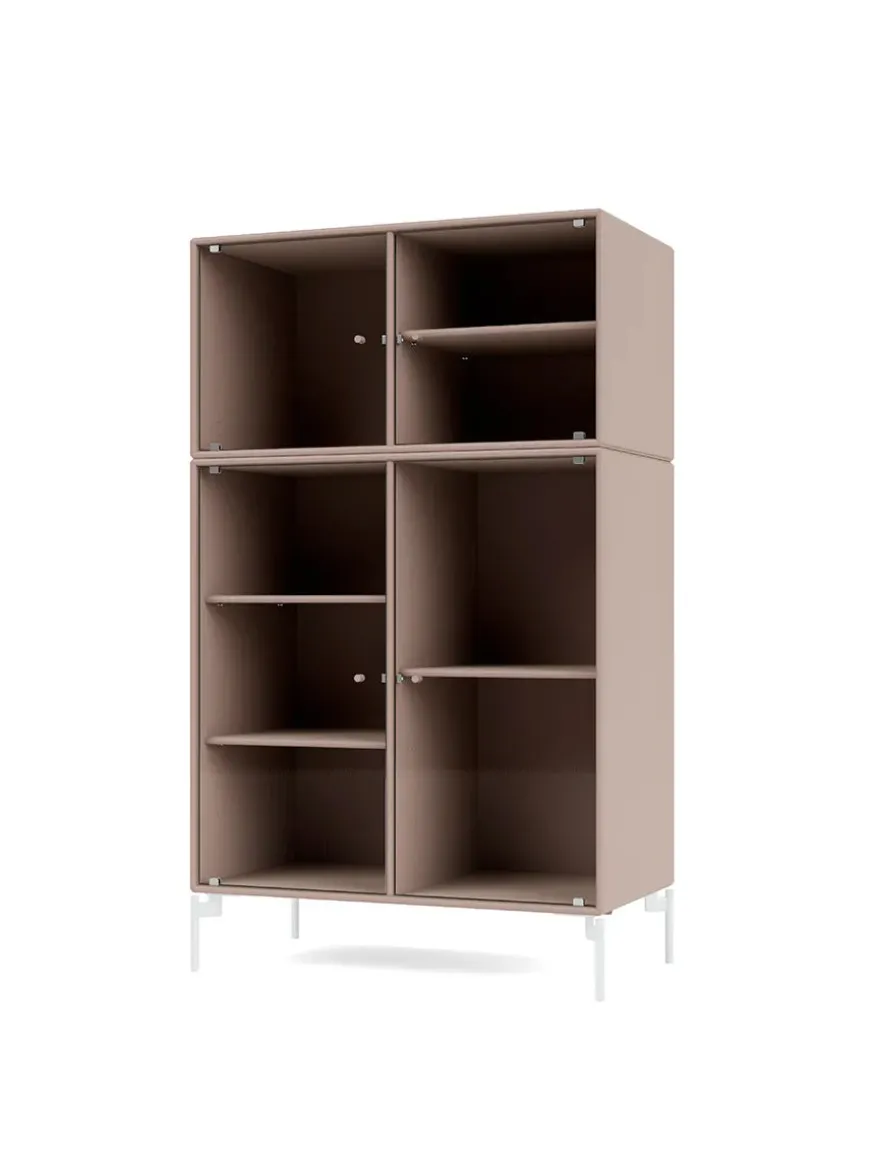 Ripple III Vitrineskab, inkl. sokkel fra Montana