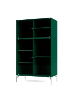 Ripple III Vitrineskab, inkl. sokkel fra Montana