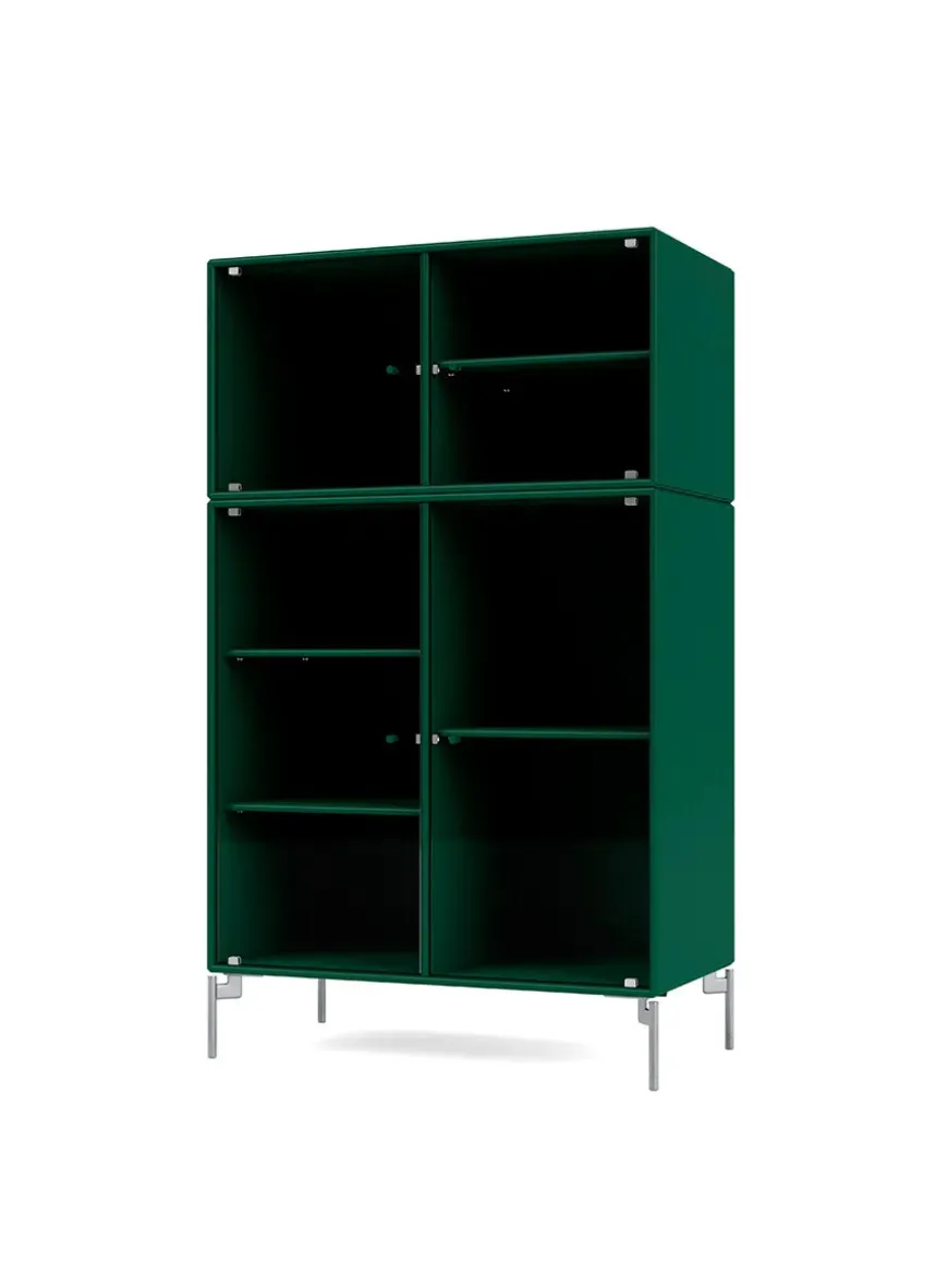 Ripple III Vitrineskab, inkl. sokkel fra Montana