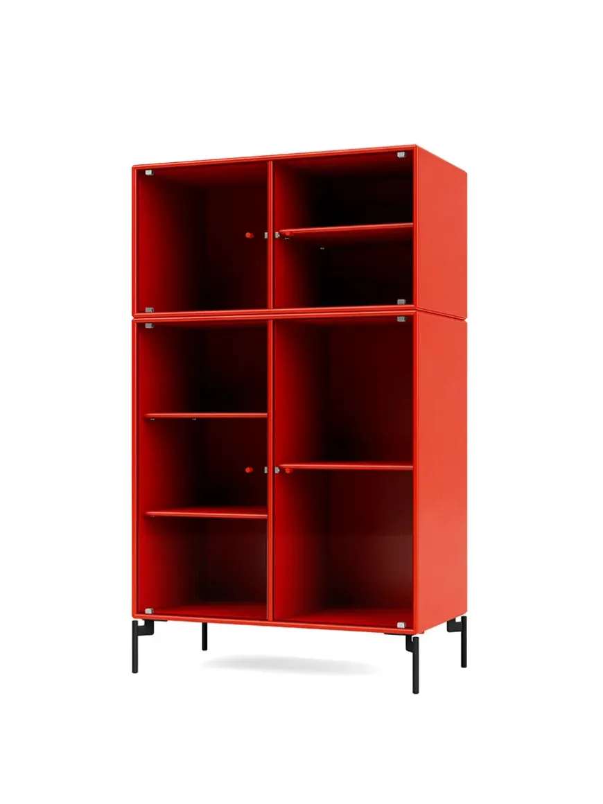 Ripple III Vitrineskab, inkl. sokkel fra Montana