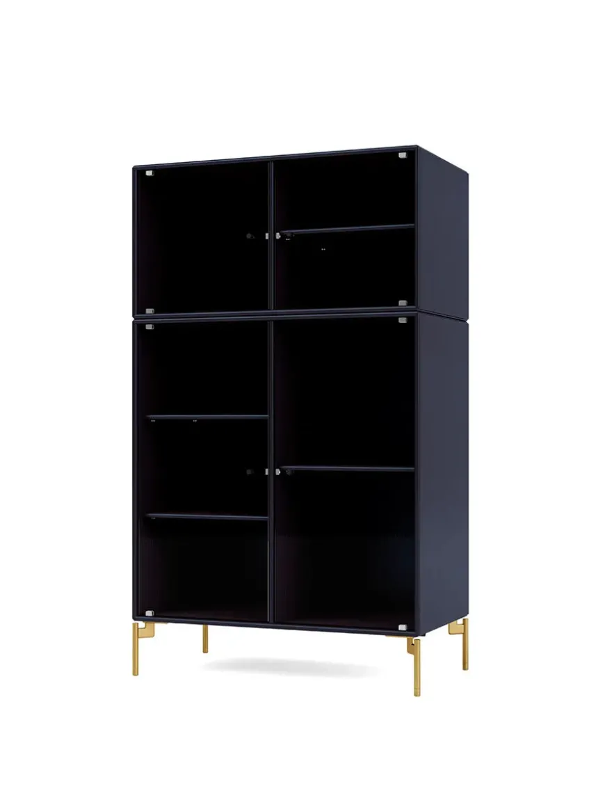 Ripple III Vitrineskab, inkl. sokkel fra Montana