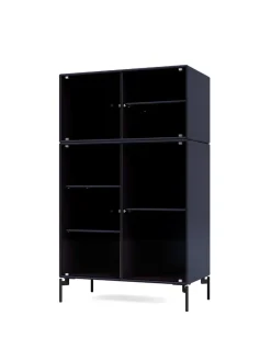 Ripple III Vitrineskab, inkl. sokkel fra Montana