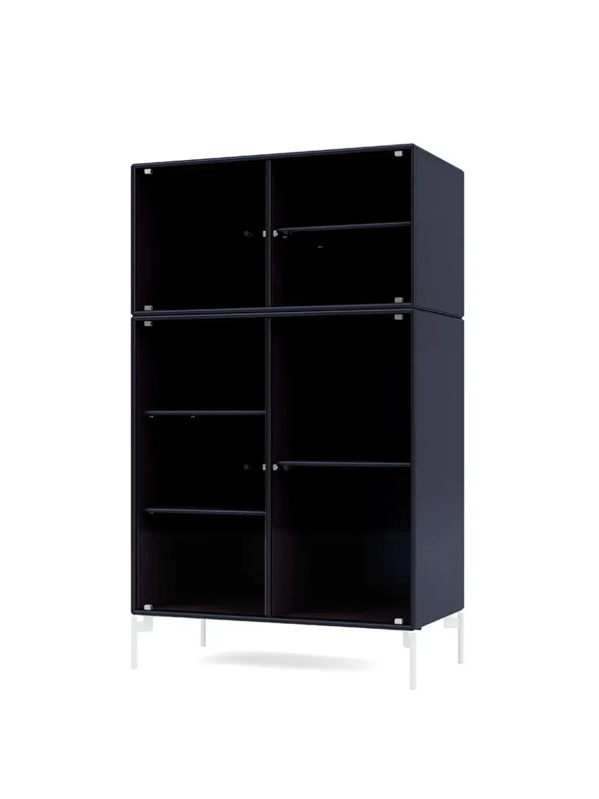 Ripple III Vitrineskab, inkl. sokkel fra Montana