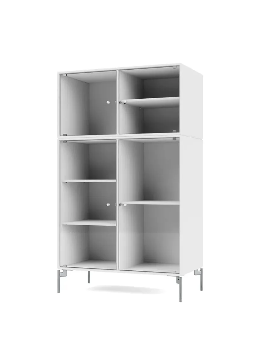 Ripple III Vitrineskab, inkl. sokkel fra Montana