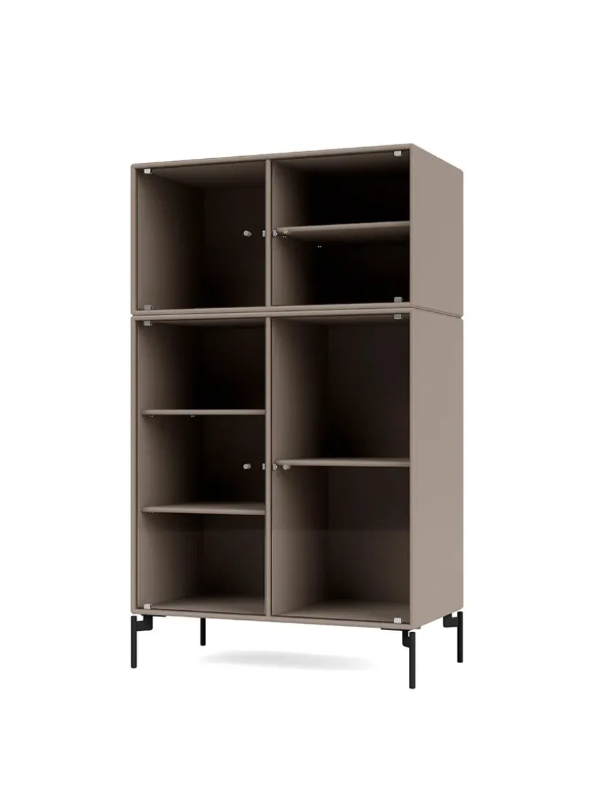 Ripple III Vitrineskab, inkl. sokkel fra Montana