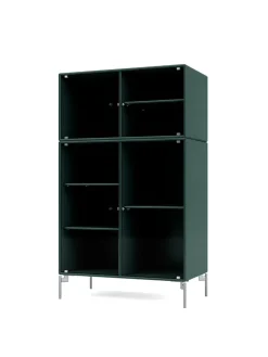 Ripple III Vitrineskab, inkl. sokkel fra Montana