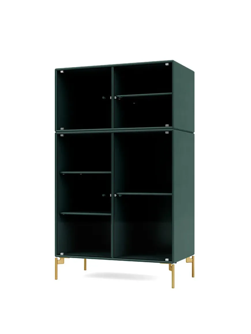 Ripple III Vitrineskab, inkl. sokkel fra Montana