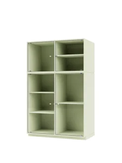 Ripple III Vitrineskab, inkl. sokkel fra Montana