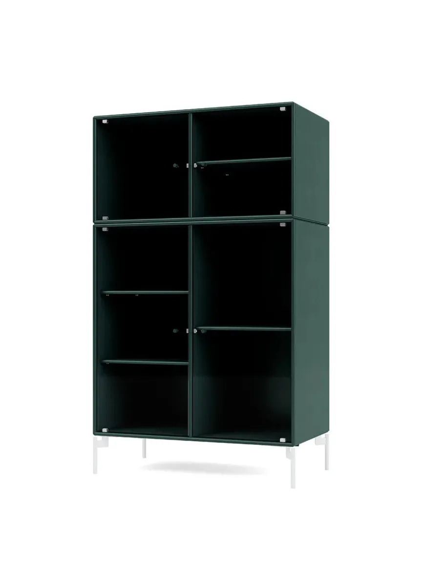 Ripple III Vitrineskab, inkl. sokkel fra Montana