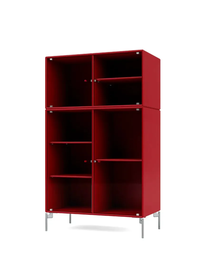 Ripple III Vitrineskab, inkl. sokkel fra Montana