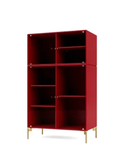 Ripple III Vitrineskab, inkl. sokkel fra Montana