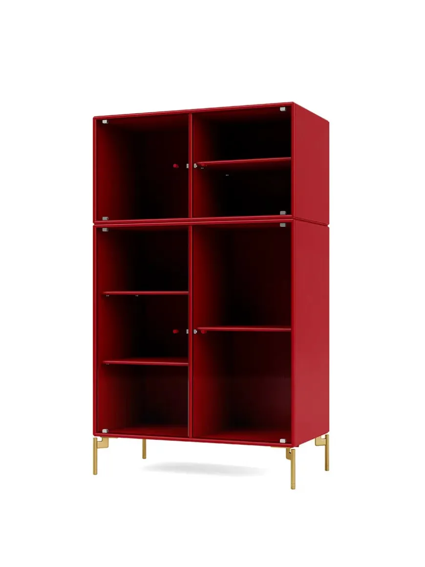 Ripple III Vitrineskab, inkl. sokkel fra Montana