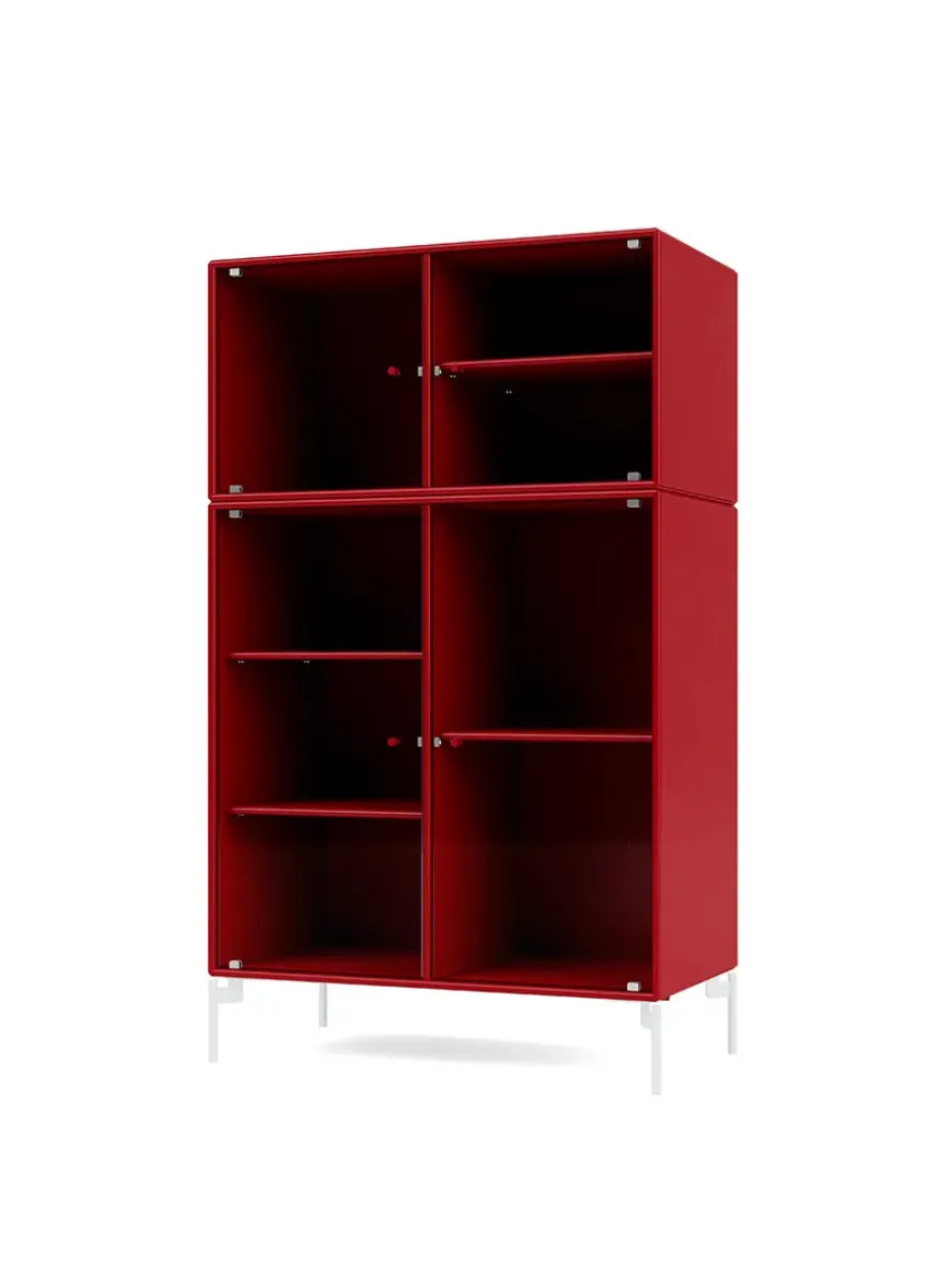 Ripple III Vitrineskab, inkl. sokkel fra Montana