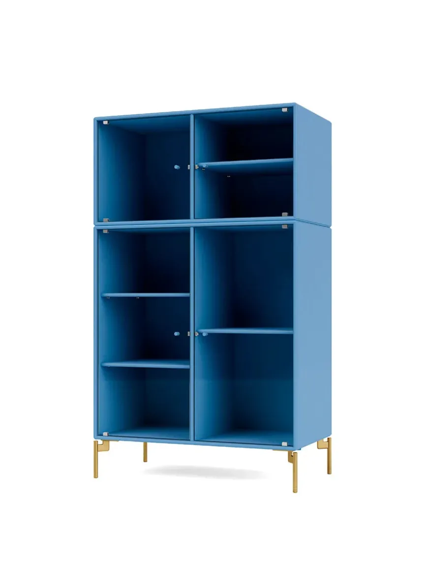 Ripple III Vitrineskab, inkl. sokkel fra Montana