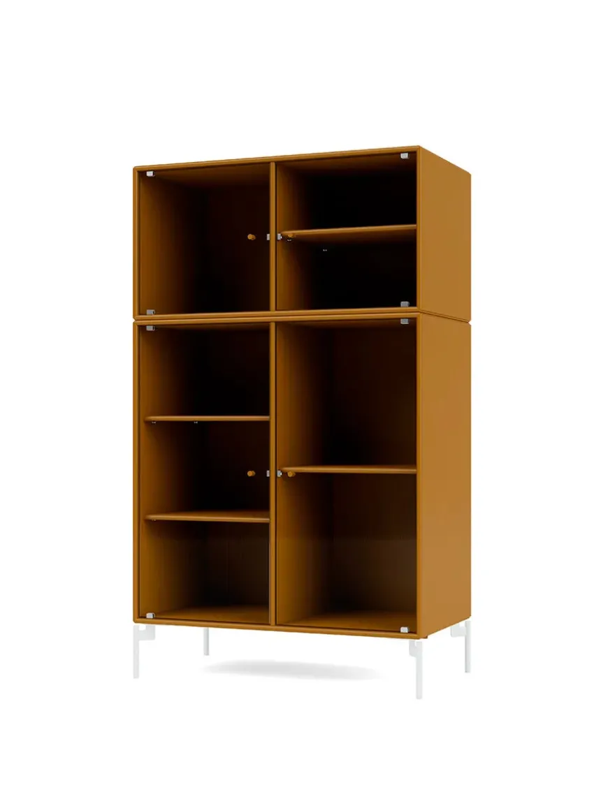 Ripple III Vitrineskab, inkl. sokkel fra Montana