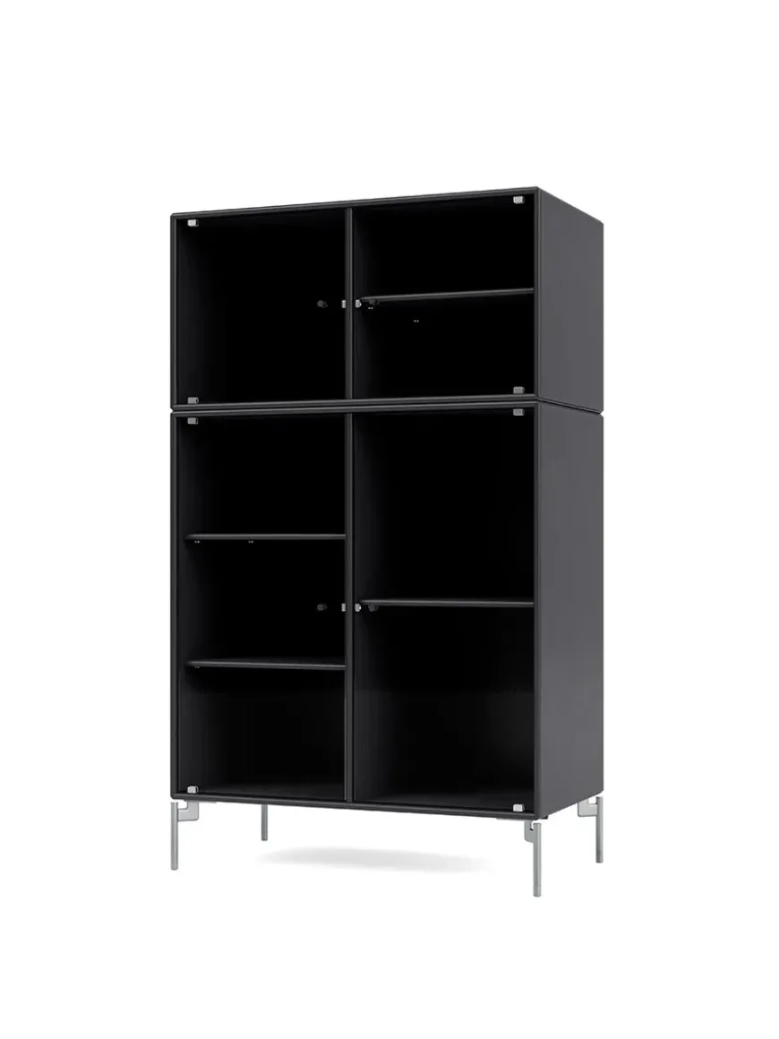 Ripple III Vitrineskab, inkl. sokkel fra Montana