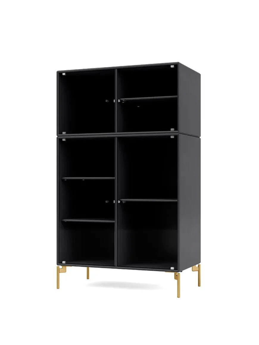 Ripple III Vitrineskab, inkl. sokkel fra Montana