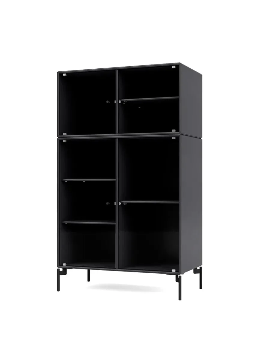 Ripple III Vitrineskab, inkl. sokkel fra Montana