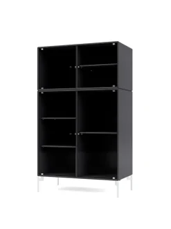 Ripple III Vitrineskab, inkl. sokkel fra Montana