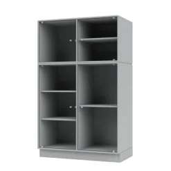 Ripple III Vitrineskab, inkl. sokkel fra Montana