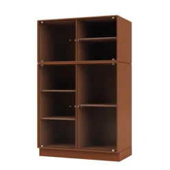 Ripple III Vitrineskab, inkl. sokkel fra Montana