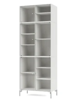 Ripple IV Vitrineskab, inkl. sokkel fra Montana