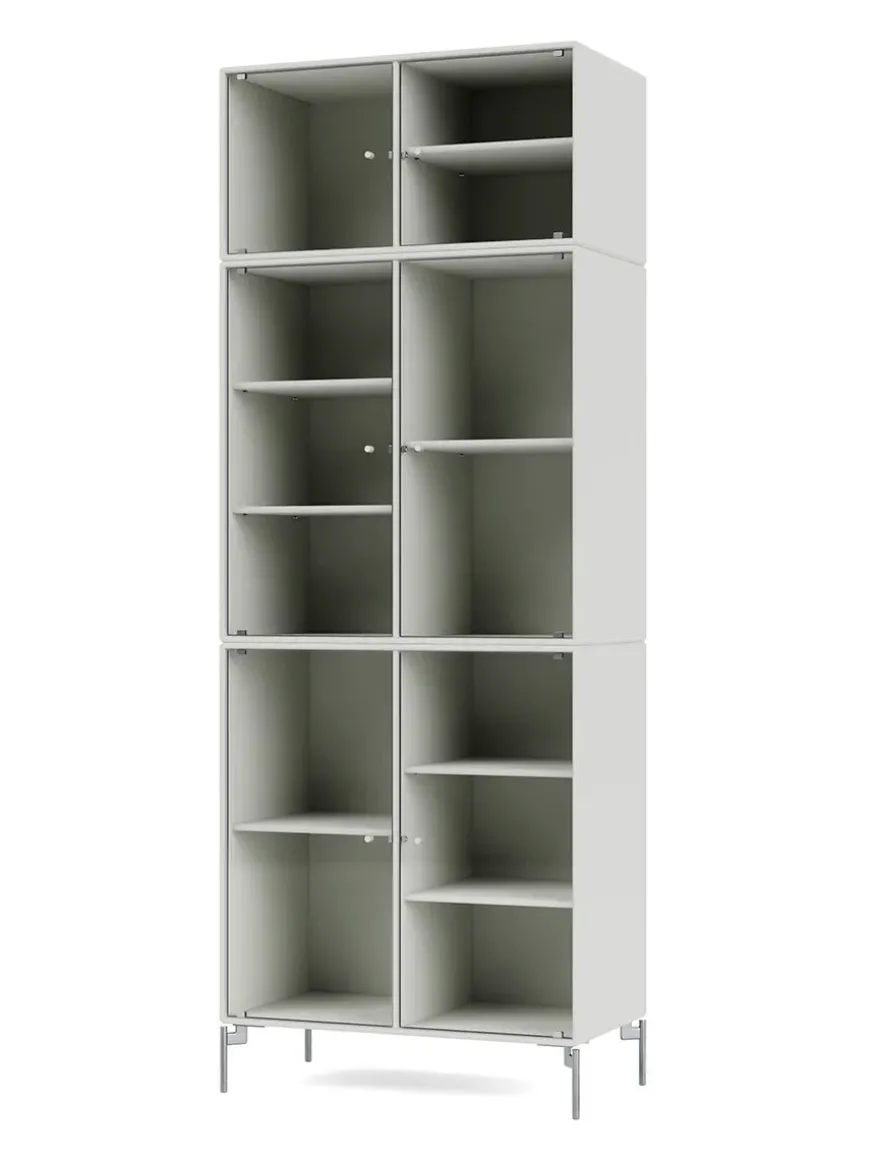 Ripple IV Vitrineskab, inkl. sokkel fra Montana