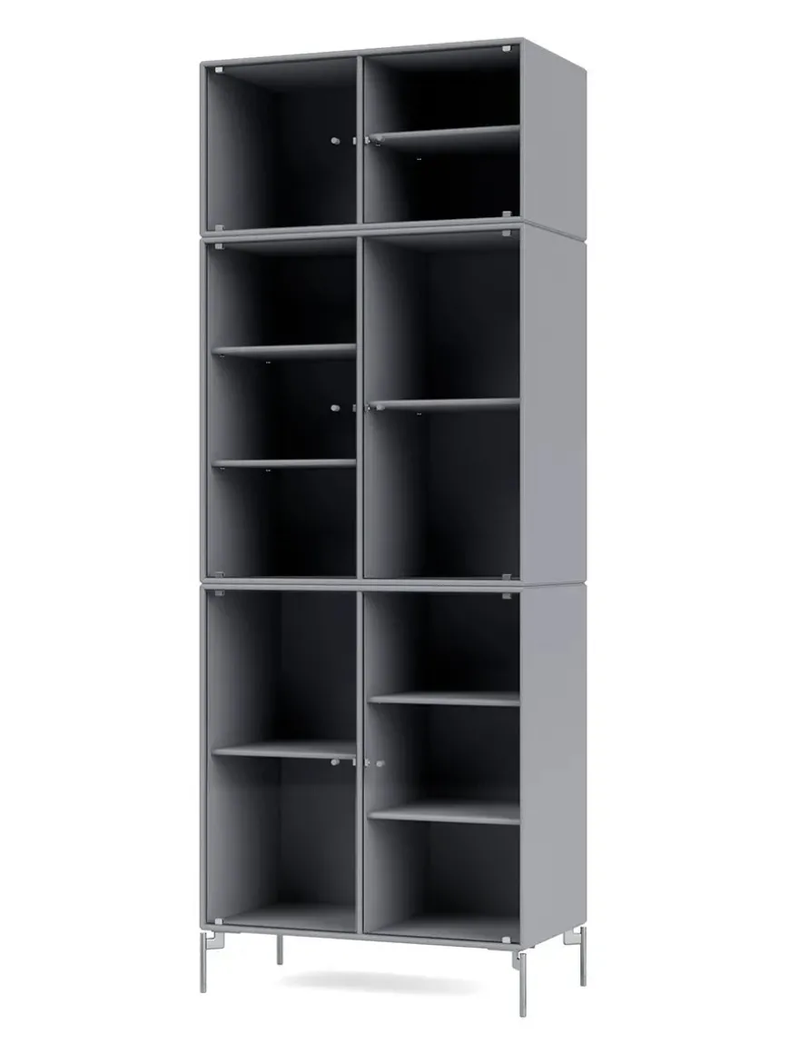 Ripple IV Vitrineskab, inkl. sokkel fra Montana