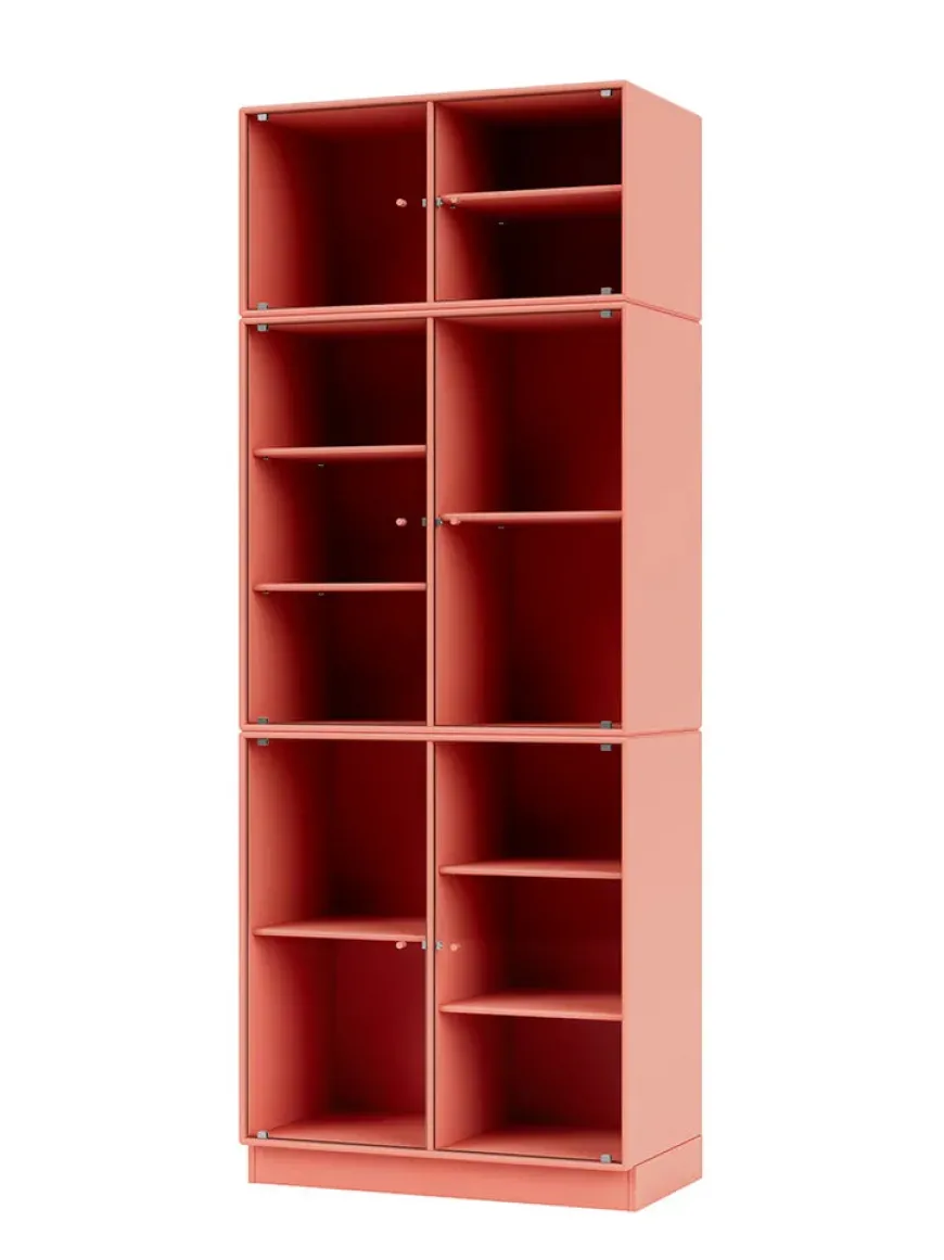 Ripple IV Vitrineskab, inkl. sokkel fra Montana