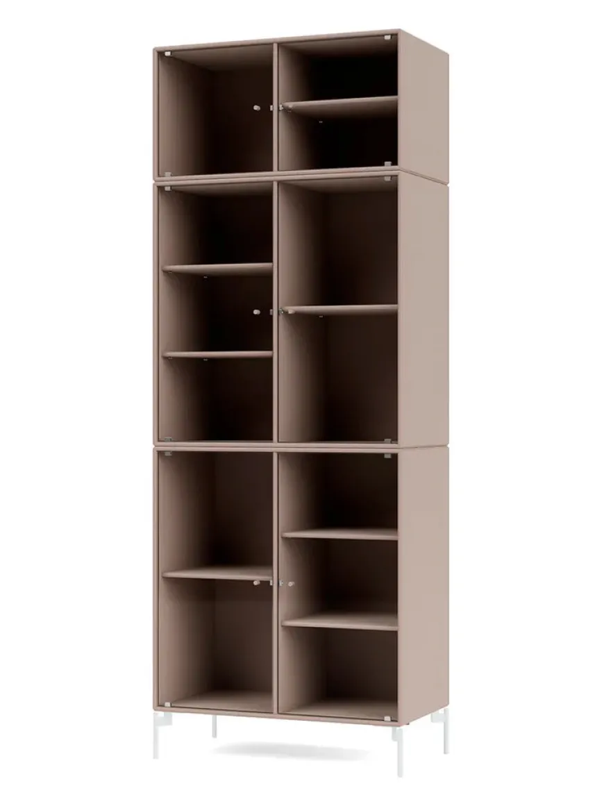 Ripple IV Vitrineskab, inkl. sokkel fra Montana