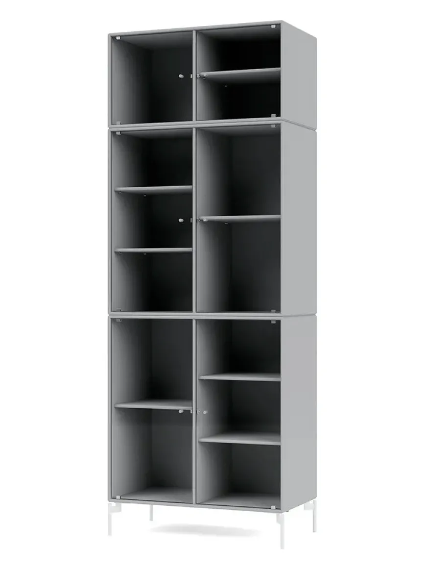 Ripple IV Vitrineskab, inkl. sokkel fra Montana