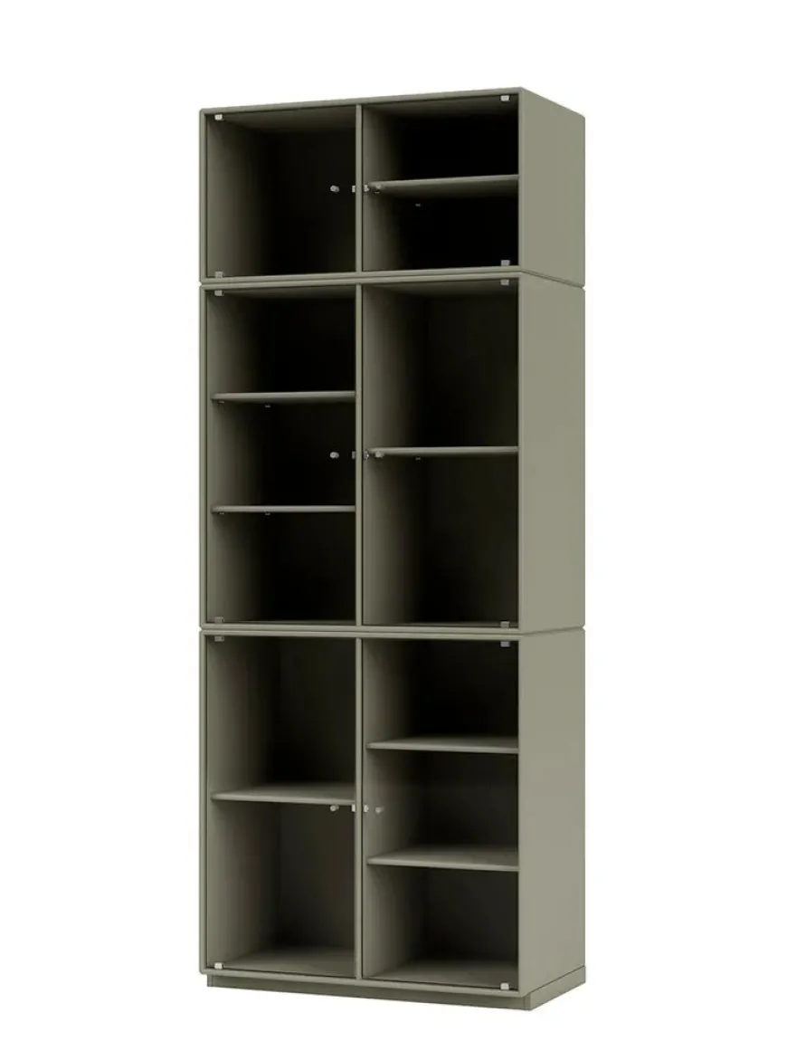 Ripple IV Vitrineskab, inkl. sokkel fra Montana