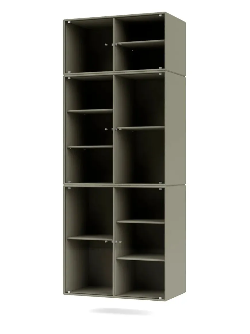 Ripple IV Vitrineskab, inkl. ophæng fra Montana