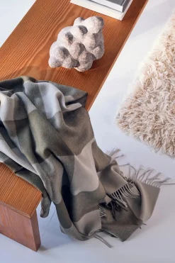 Santa Fe Plaid, limestone fra Silkeborg Uldspinderi