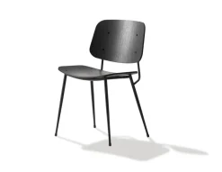 Søborg Stol, stålstel af Børge Mogensen