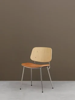 Søborg Stol, stålstel af Børge Mogensen