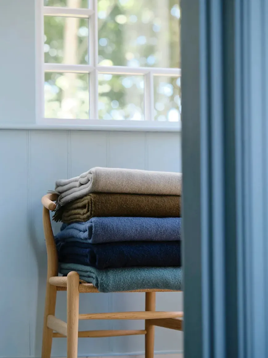 Season Plaid, blush fra Silkeborg Uldspinderi