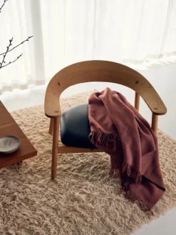 Season Plaid, latte beige fra Silkeborg Uldspinderi